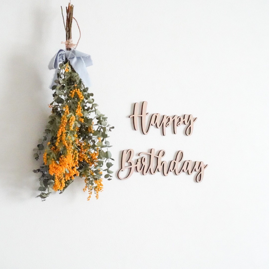 木製 レター フォト バースデー ベビー ガーランド ハッピー 飾り 誕生日 2歳 アイテム Happy グッズ ハーフ ウッド Birthday 1歳 バナー