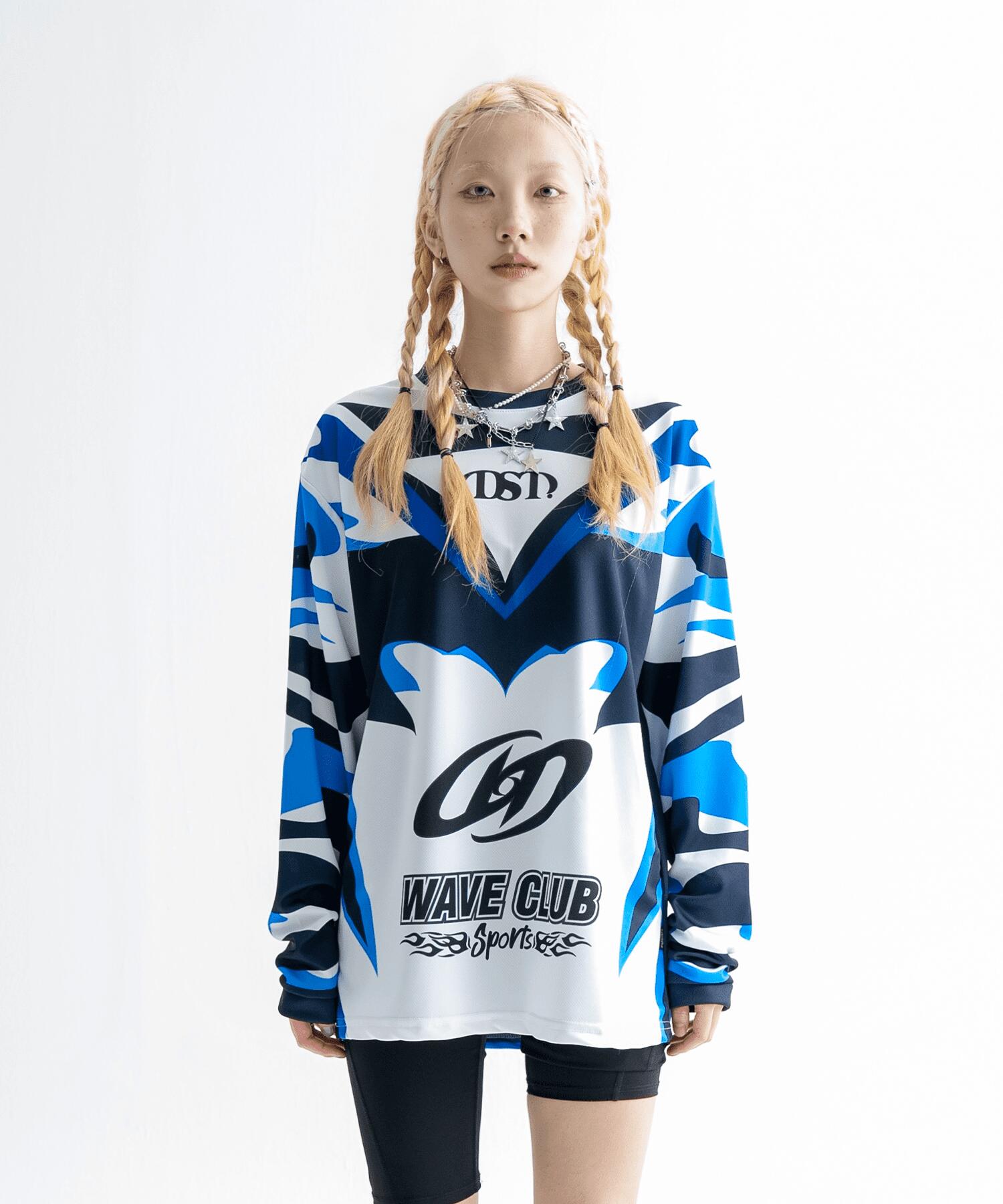 楽天市場】【DUCKDIVE】OFF ROAD MESH LONG SLEEVE（BLUE) : and