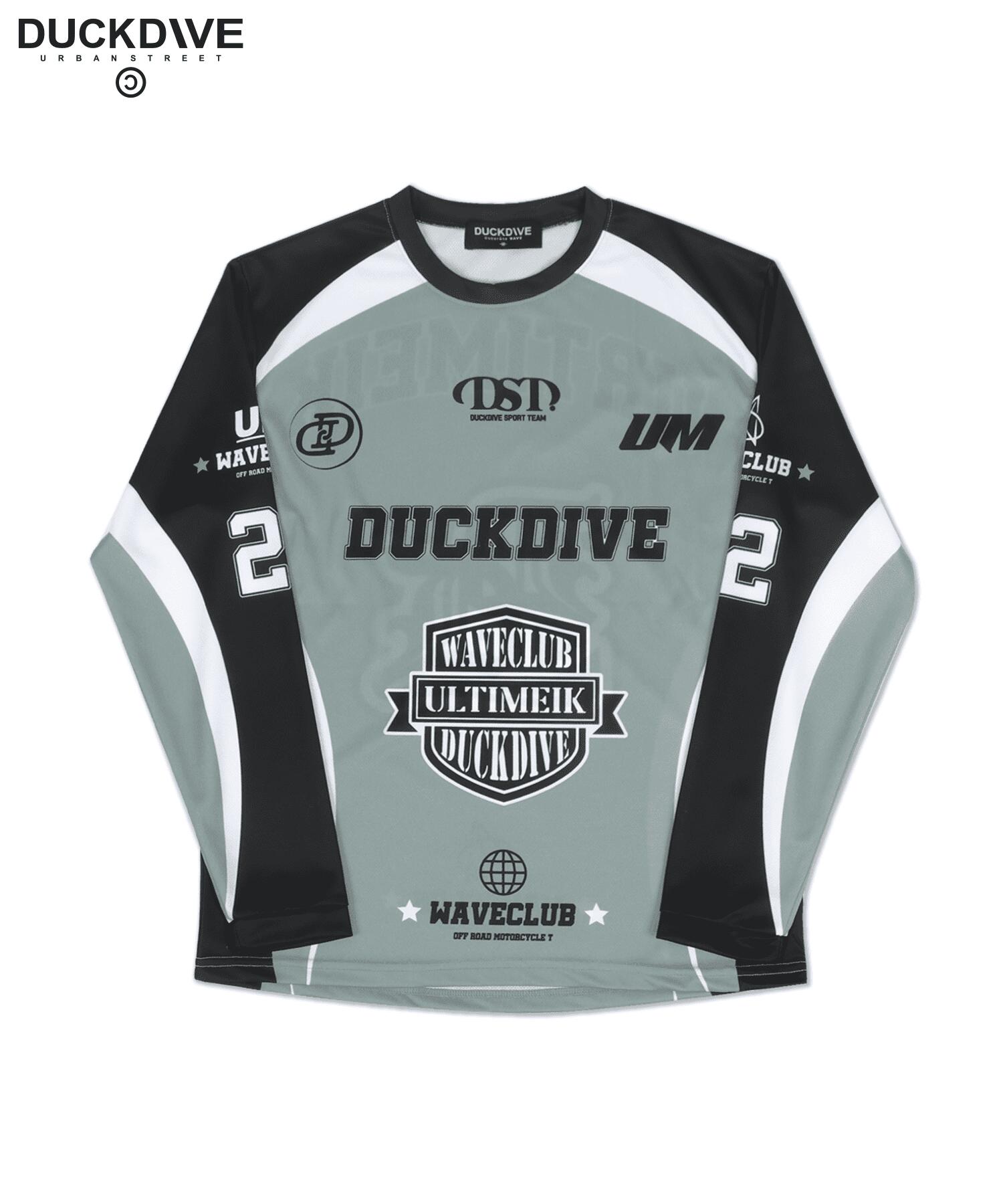 楽天市場】【DUCKDIVE】OFF ROAD MESH LONG SLEEVE（BLUE) : and