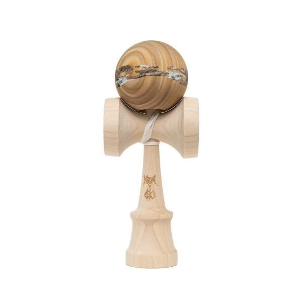 KROM NOIA 430 KUMO Cr けん玉 KENDAMA 表どおり 成年者用 今めかしい 一般受け 木製