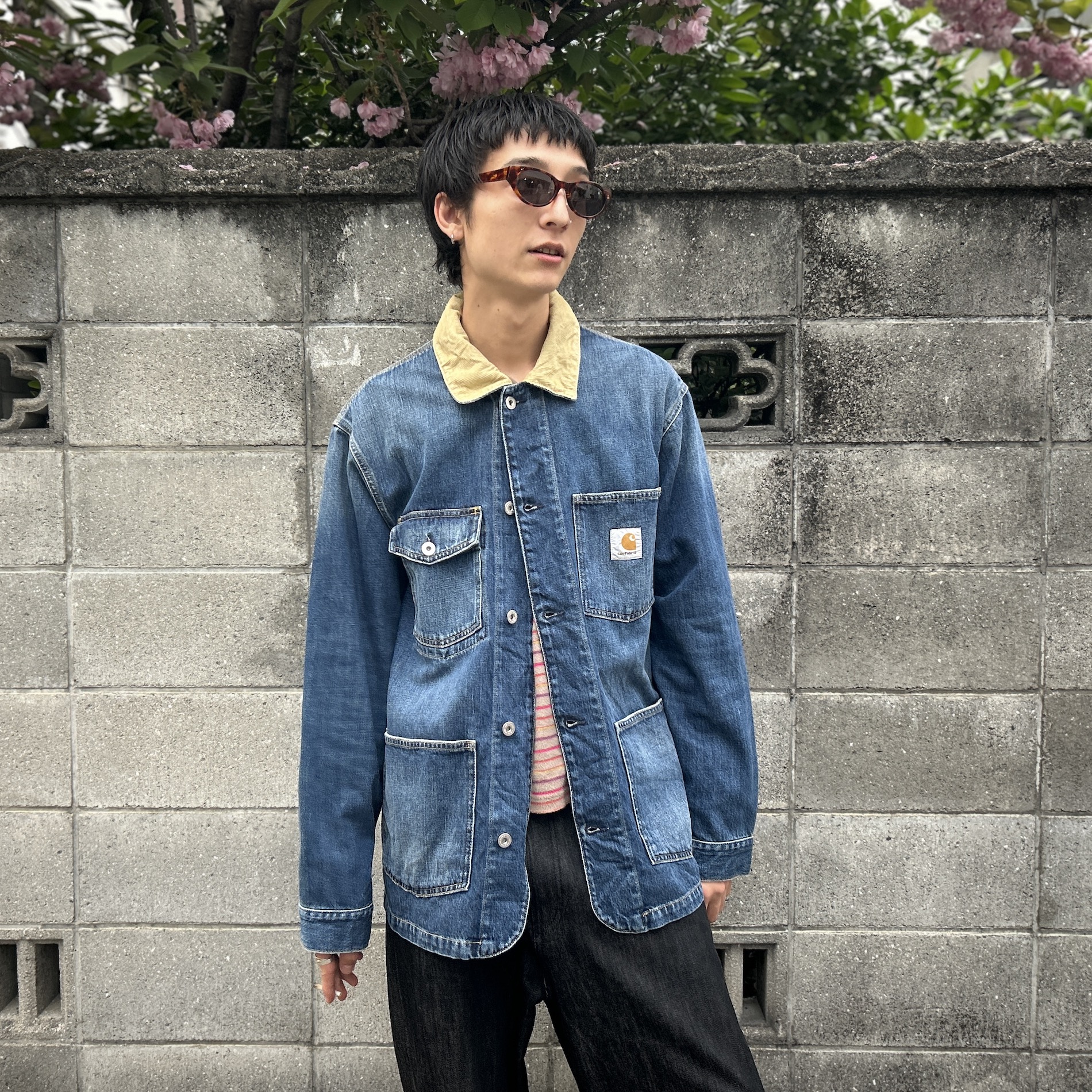 ［SALE必要経費34,100円］CARHARTT WIP / WARREN CHORE COAT［鉄道車両ハート形 ウォーレンチョアコート］