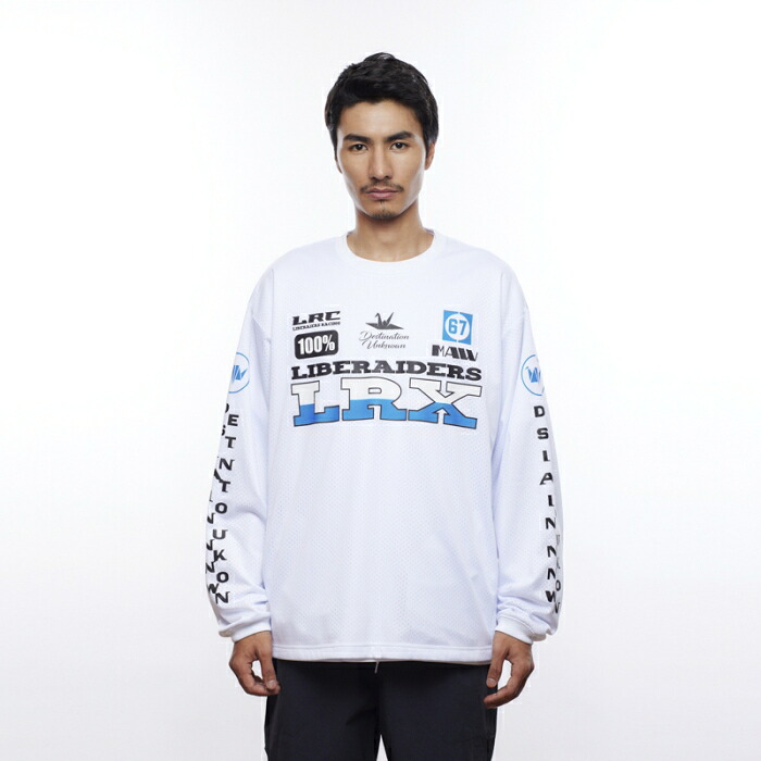 LIBERIDERS LR RACING L/S TEE〔リベレイダース エルアールレーシングティー〕