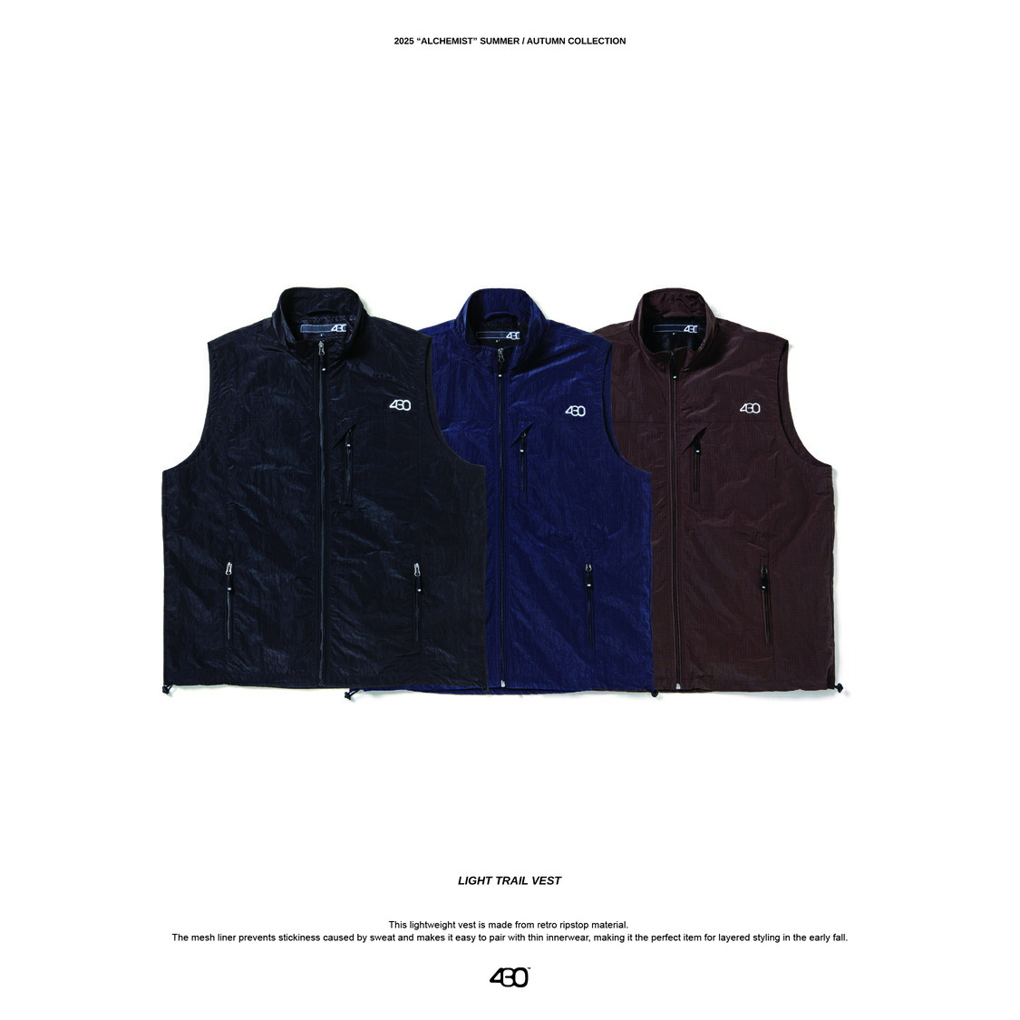 430 FOURTHIRTY フォーサーティー LIGHT TRAIL VEST [ライト トレイル ベスト]｜AMnine