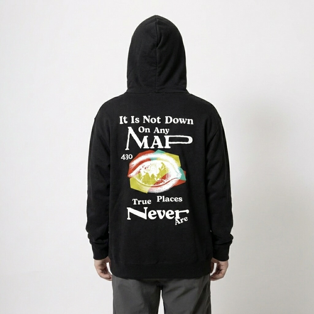 430 FOURTHIRTY フォーサーティー AF &ldquo;MAP OF EYE&rdquo; P/O PARKA[マップオブアイパーカー]｜AMnine