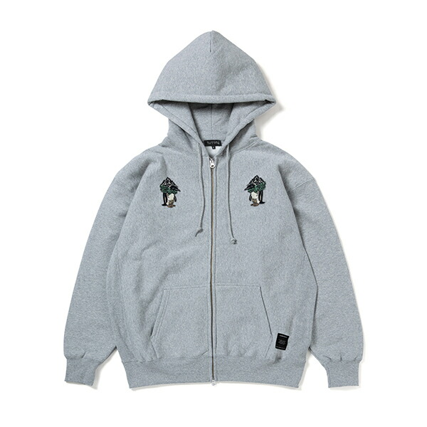 430 FOURTHIRTY フォーサーティー AF \"MOUNT PENGUIN\"" EMB Z/U PARKA [山岳ペンギン 刺しゅう ジップアップ パーカー]"
