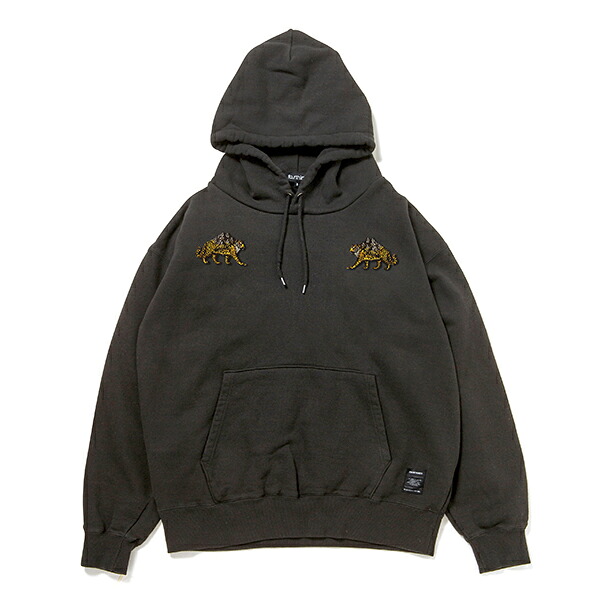 430 FOURTHIRTY フォーサーティー AF "MOUNT TIGER" EMB P/O PARKA [マウンテンタイガー 刺繍 プルオーバー パーカー]｜AMnine