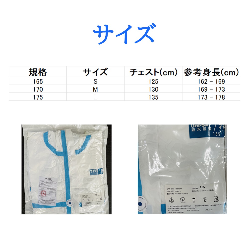 パーティを彩るご馳走や 防護服 Sサイズ １枚 滅菌済 撥水加工済 静電気防止加工済 医療現場活用 介護 清掃作業 感染防止 個人保護 軽量 ツナギ服  作業着 養生服 qdtek.vn