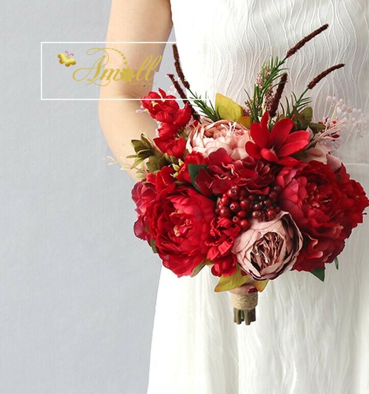 別倉庫からの配送 直径24cm ウエディングブーケ 造花 ウエディング 結婚式 二次会 ウエディング 演奏 会 謝恩会 成人式 和装 パーティーブライズメイド Fucoa Cl