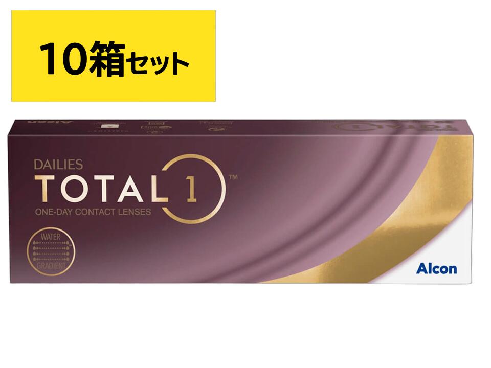 【送料無料】デイリーズ トータル ワン10箱セット(1箱30枚入り)両眼約5ヶ月分|メガネアモ