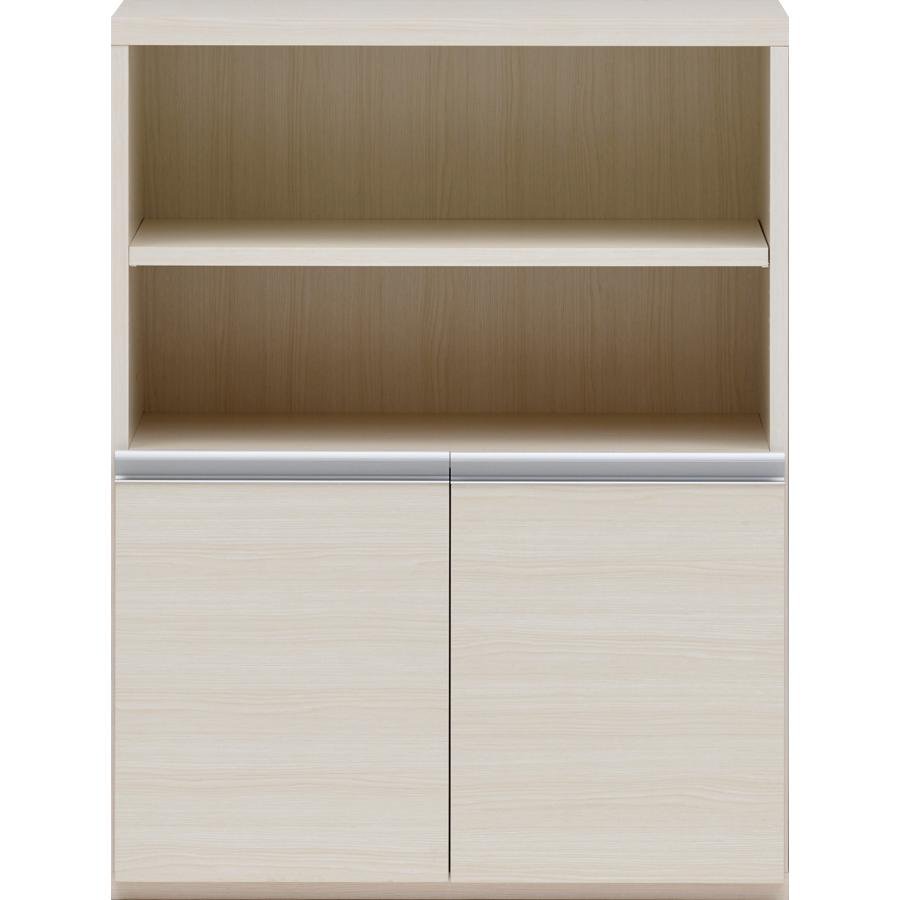 靴箱 下駄箱 幅75cm 高さ96cm 半扉 ホワイトウッド シューズボックス シューズラック 靴入れ 玄関 収納 キャビネット 棚 収納庫 完成品 日本製｜ＡＭＯＮＤ&rsquo;Ｓ　店
