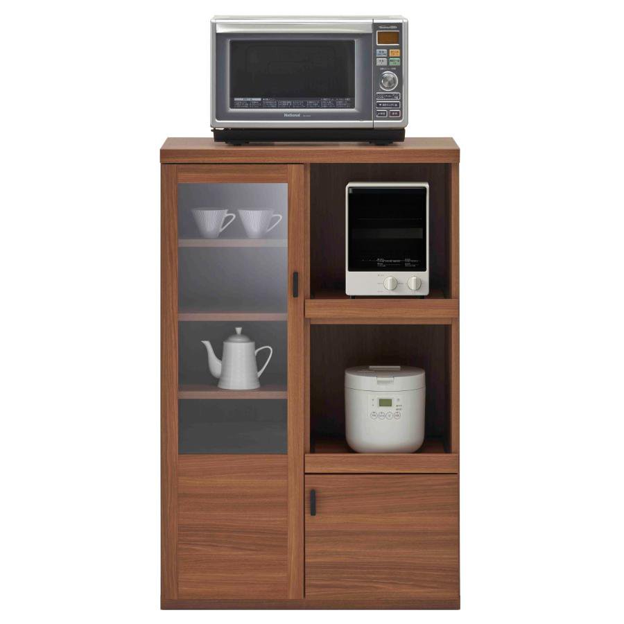 レンジ台 レンジボード キッチンボード ラック 77cm 家電 収納 食器棚 キッチン ダイニング キャビネット 棚 完成品 日本製 31,317円
