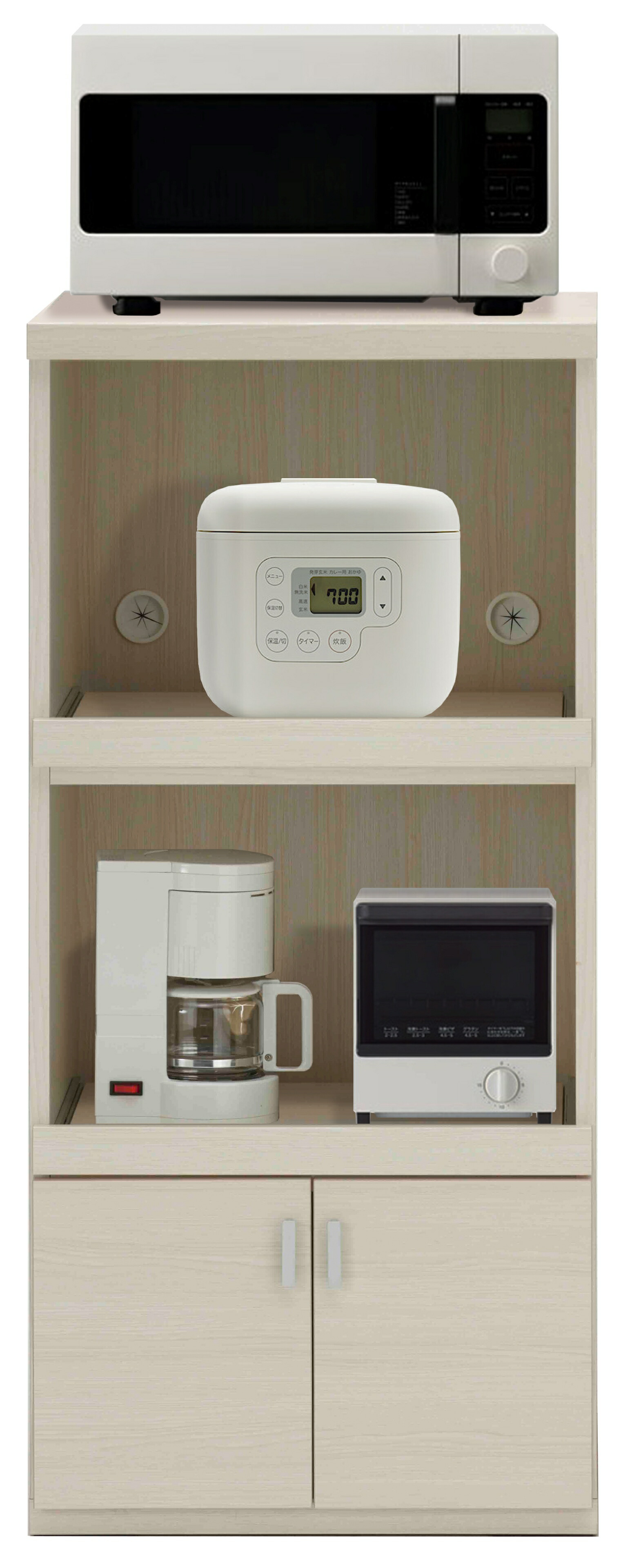 楽天市場】レンジ台 レンジボード キッチンボード ラック 55cm 家電