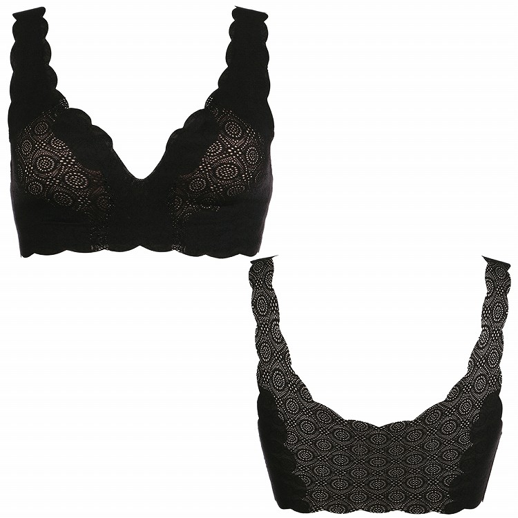 楽天市場 送料無料 トリンプ スロギー ゼロ フィール レース アラベスク ハーフトップ M Lサイズ Sloggi G057 N Top2 トリンプ公式ストア 楽天市場店