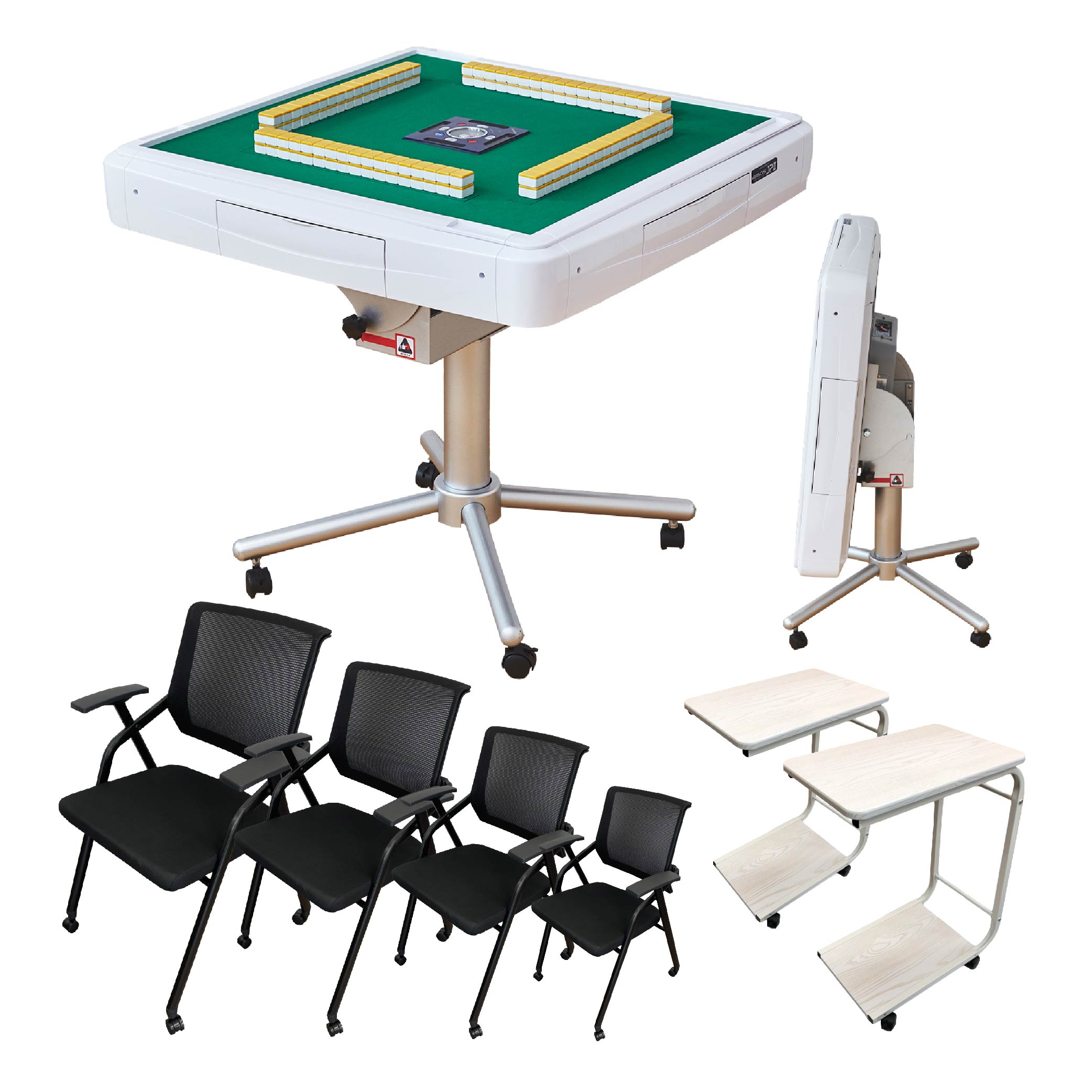 全自動麻雀卓椅子とサイドテーブルセット | highfive.ae
