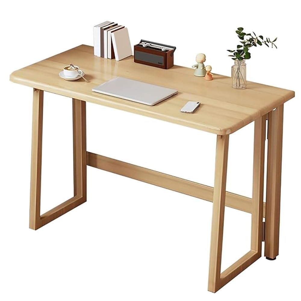 折りたたみデスク 天然竹製 組立不要 完成品 ポータブルデスク 勉強用学生用ライティングデスク 小型ホームオフィスデスク 省スペース 耐荷重 作業台 アウトドア使用可能|amosroom