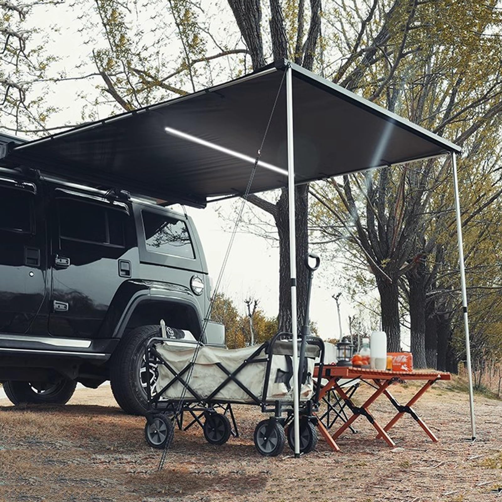 楽天市場】『ポイント4倍!2月限定!』車 サイドオーニング カーサイド