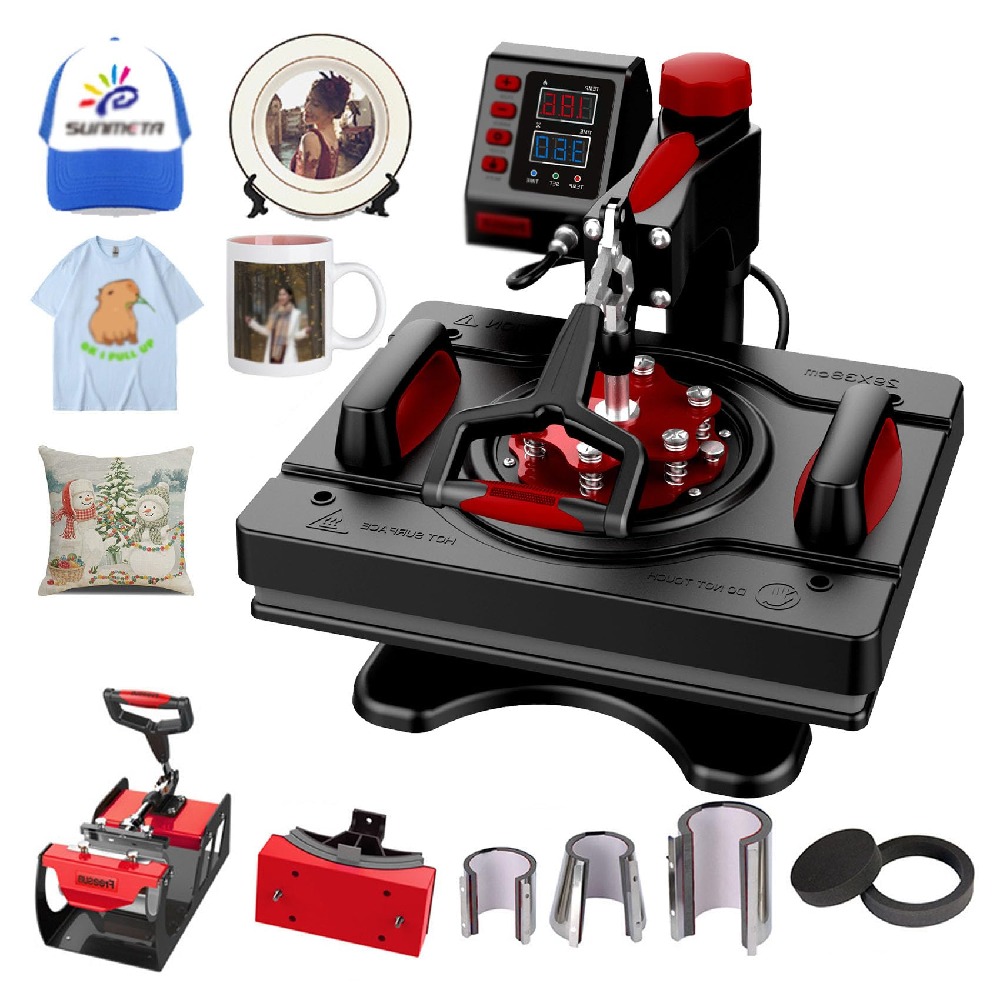 楽天市場】8イン1ヒートプレス機 熱転写プレス スイングアウェイ 多