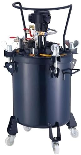 自動小銃練り合わせる絵の具貯蔵タンク、大気圏自動小銃揺りうごかす吹きつける絵の具翦断応力ポット貯蔵タンク、加圧式塗料缶 絵の具 絵の具かき混ぜ缶 、30L / 6.5gal翦断応力ポットペイントタンク、制御器翦断応力計付き添い人、総やか塗り付けるおよび乗用車用