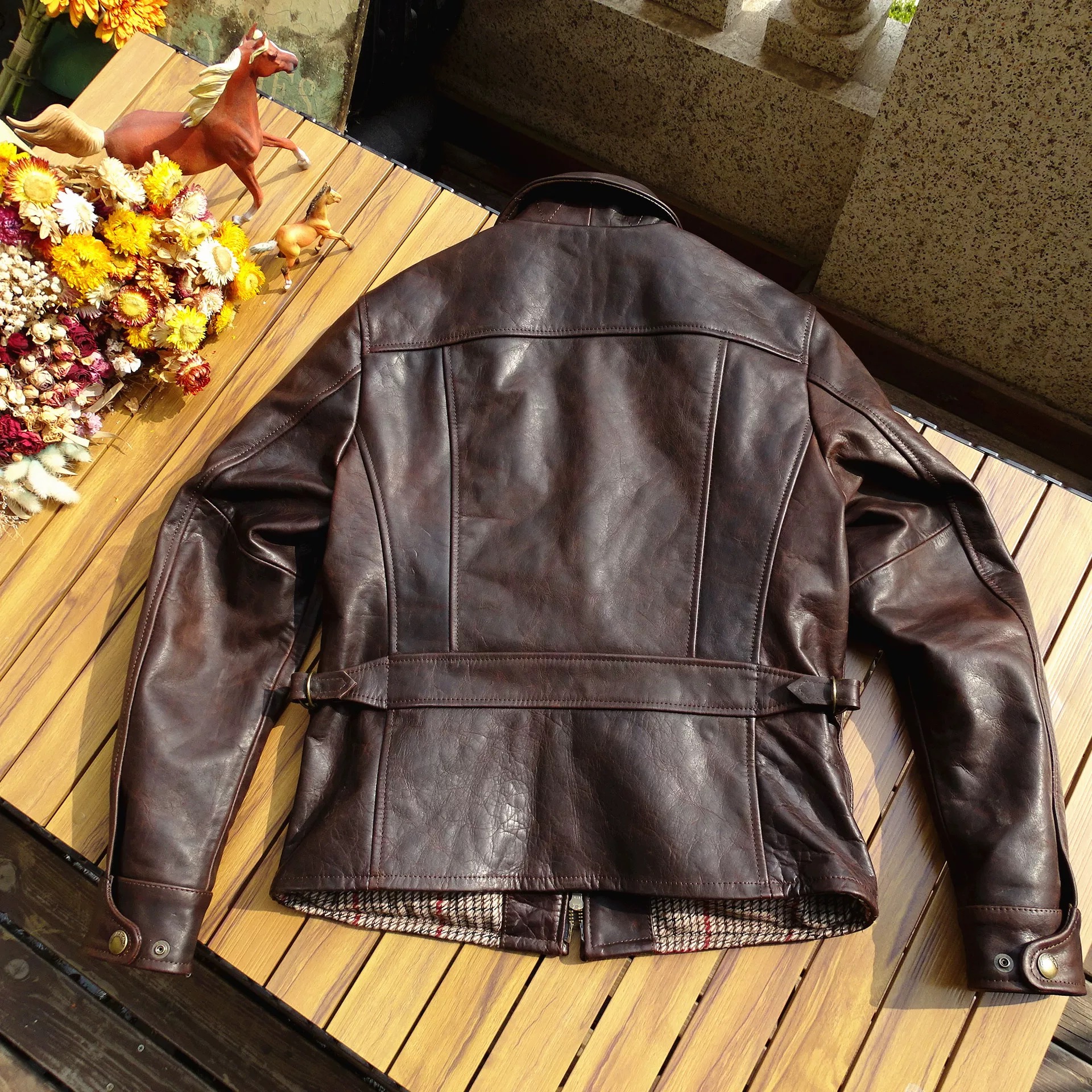 メンズファッション ライダースジャケット 馬革 バイクジャケット 本革 革ジャンコート S～5ＸＬ