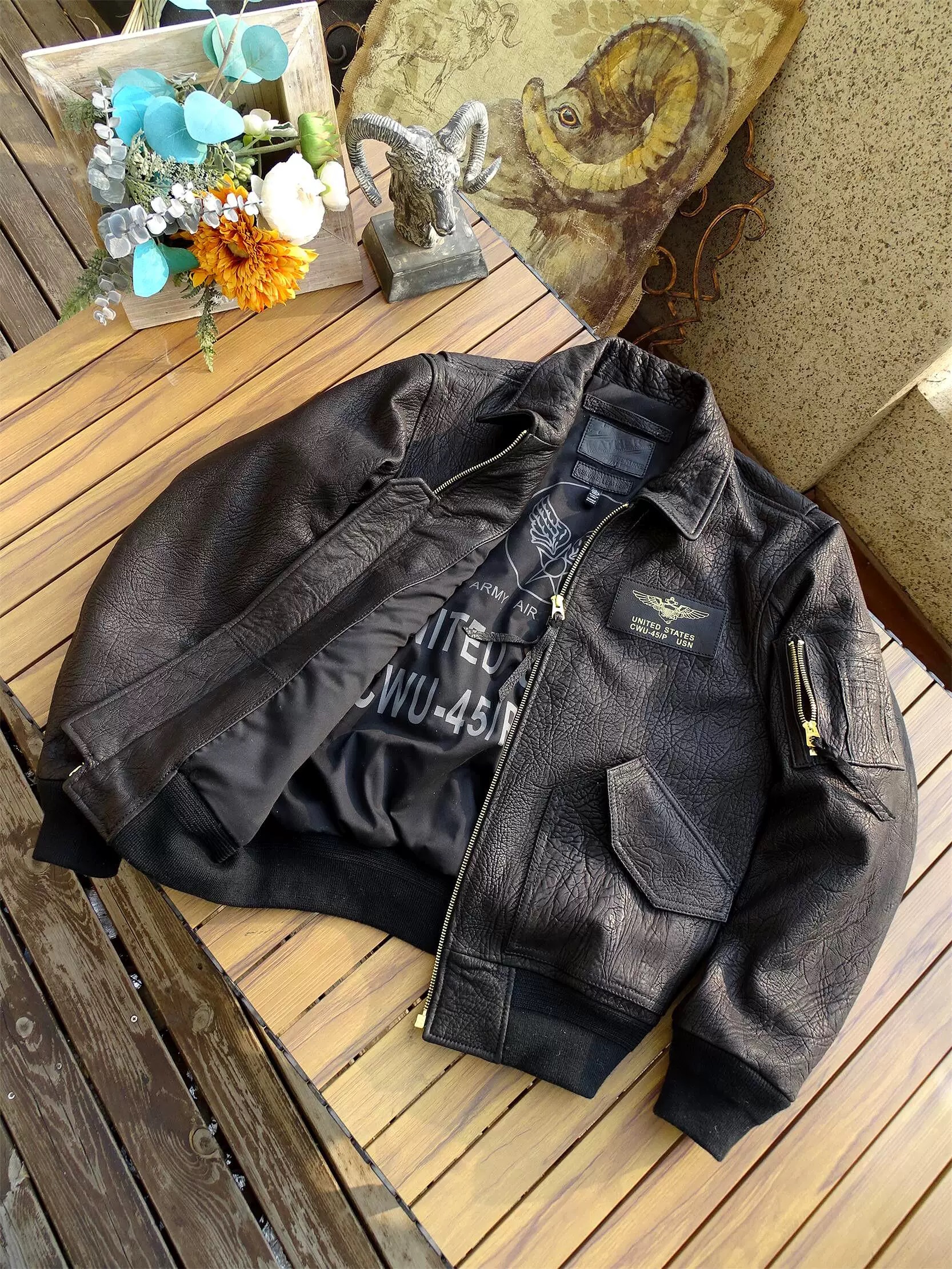 楽天市場】羊革 レザージャケット コートフード付き 本革 革ジャン