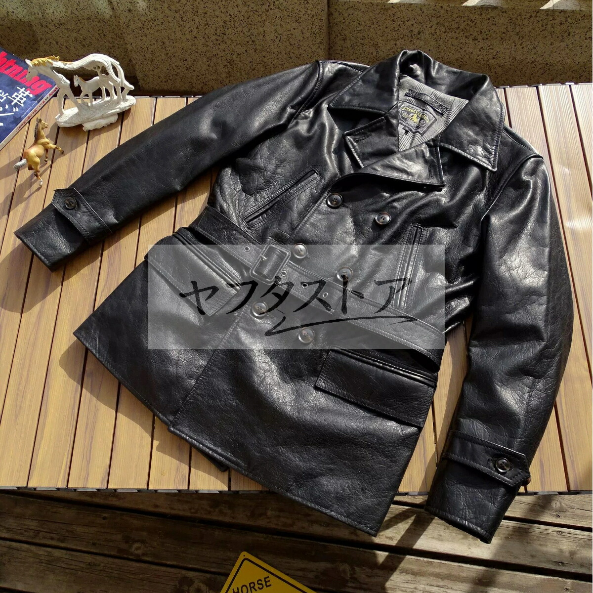 馬革 革ジャン ライダース レザージャケット 本革 メンズファッション レトロ S～5XL