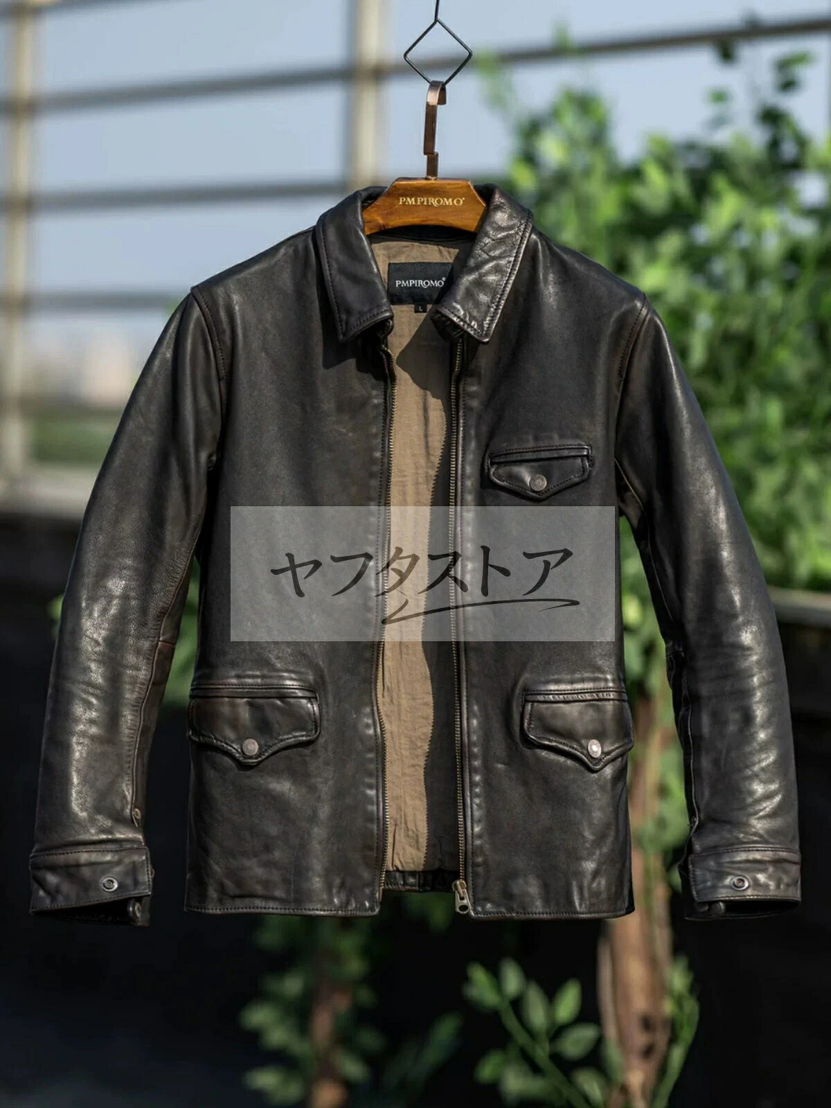 上品 牛革 レトロ 格好良い メンズファッションジャケット vintage 本革 ライダースジャケット S～3XL