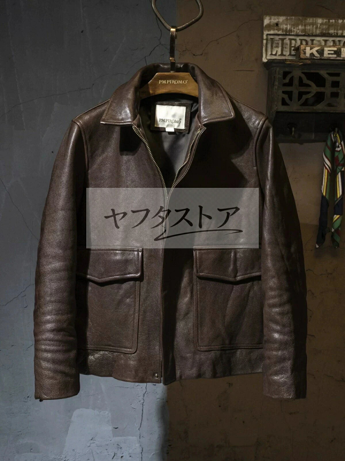 牛革 上品 ライダースジャケット vintage 本革 格好良い メンズファッション M～3XL