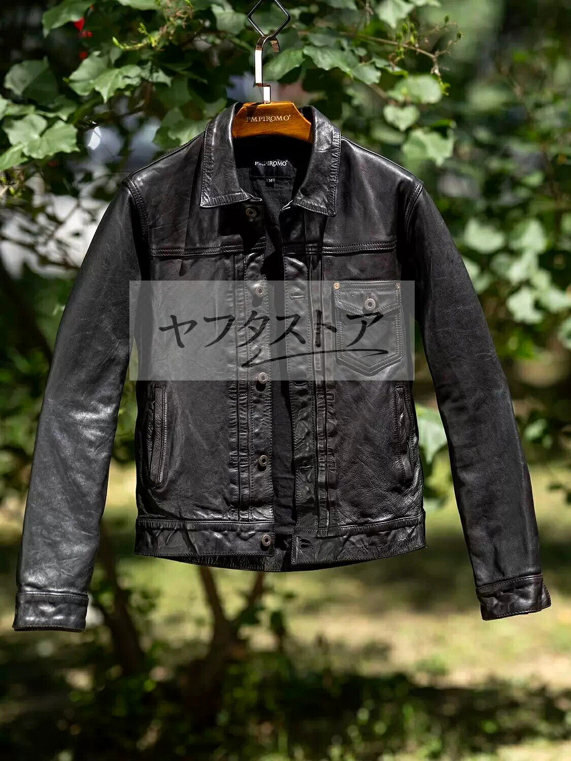 秋冬 本革 上品 vintage レザージャケット ライダースジャケット 茶の芯 馬革 革ジャン S~3XL|amosroom