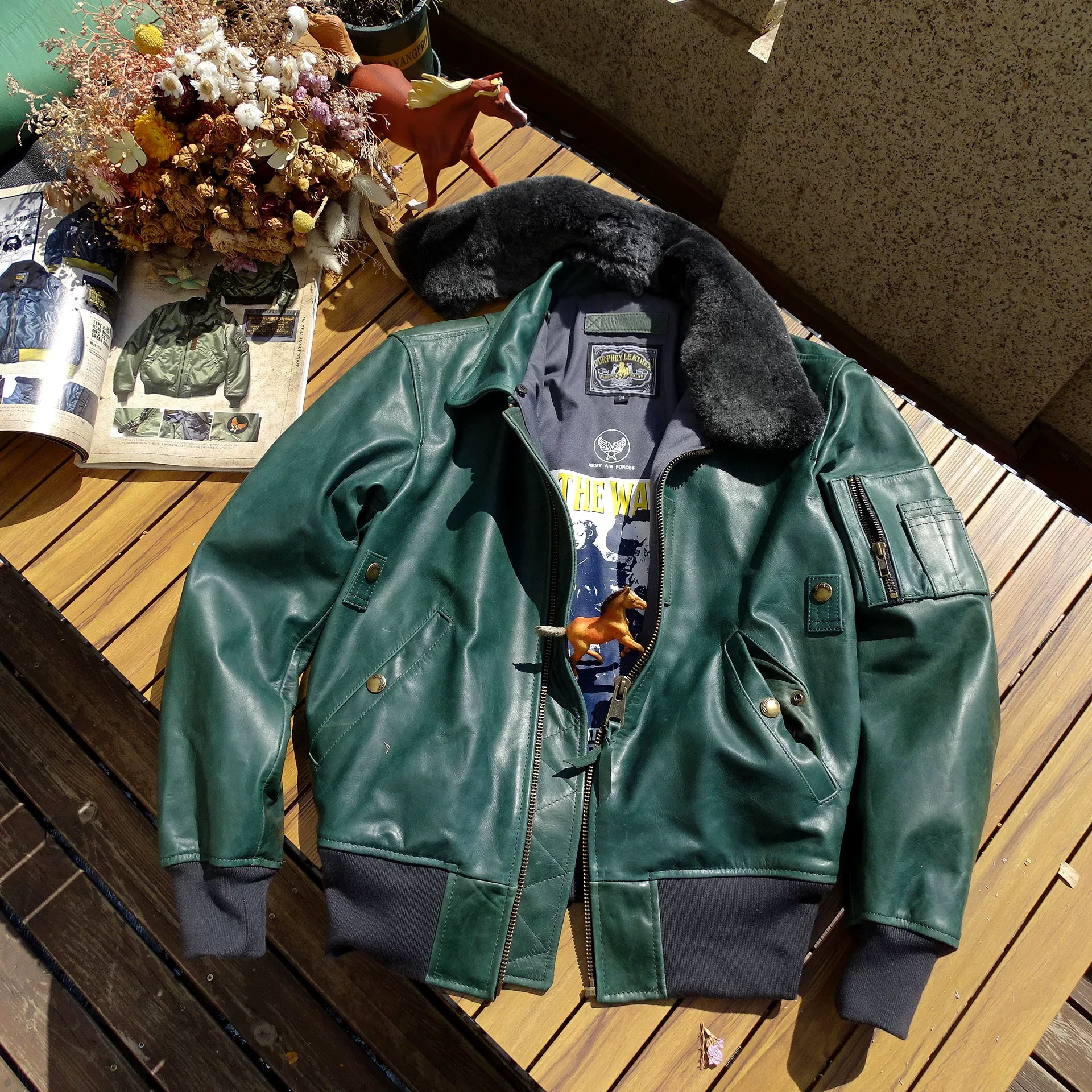 秋冬 高級 馬革 ライダース 革ジャン メンズ かっこう良い 本革ジャケット L~5XL｜amosroom