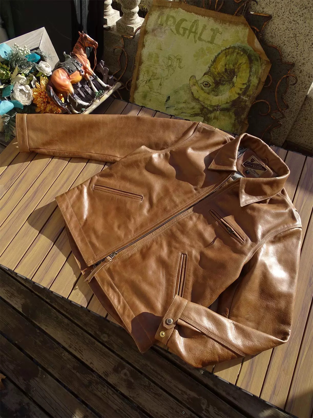 バイクレザージャケット 上品 本革 高級牛革 かっこう良い ライダースジャケット Ｓ～5XL