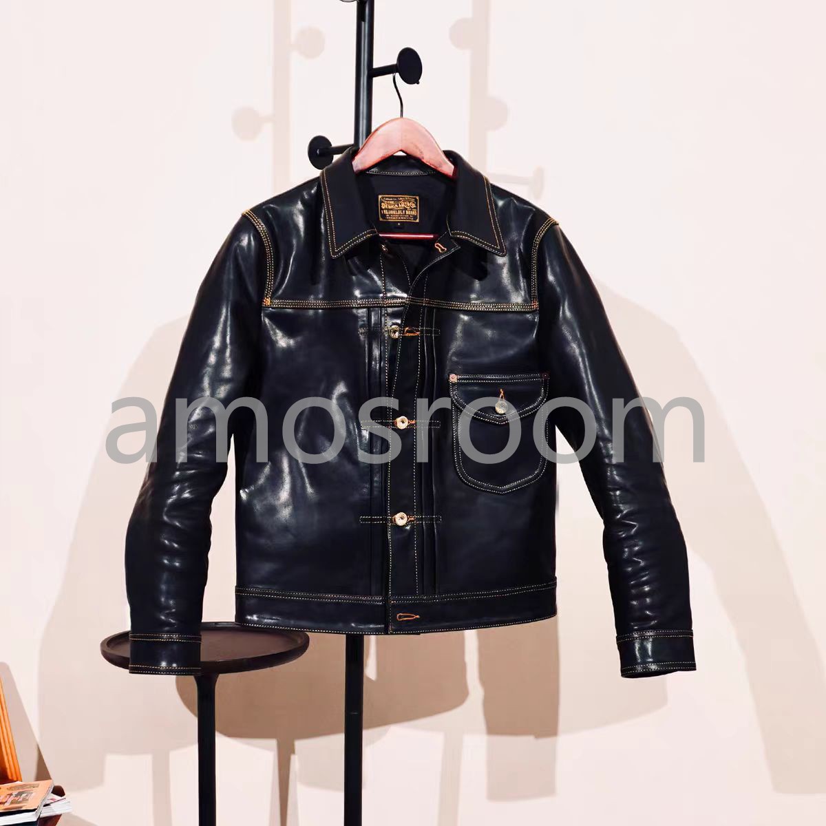 秋冬 本革 vintage 高品質メンズファッション レザージャケット 馬革 ライダースジャケットS～4XL
