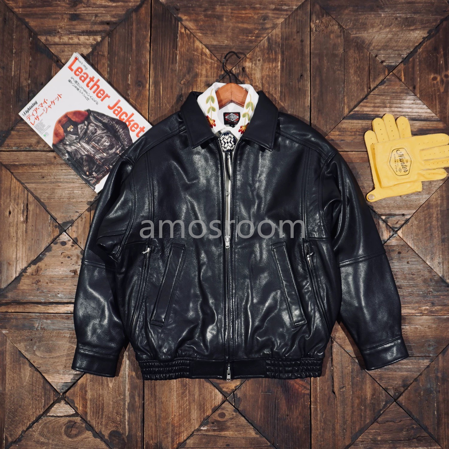 秋冬 vintage牛革 oversize レザージャケット 高級ライダースジャケット 上品 本革メンズファッションジャケット 革ジャン S～3XL