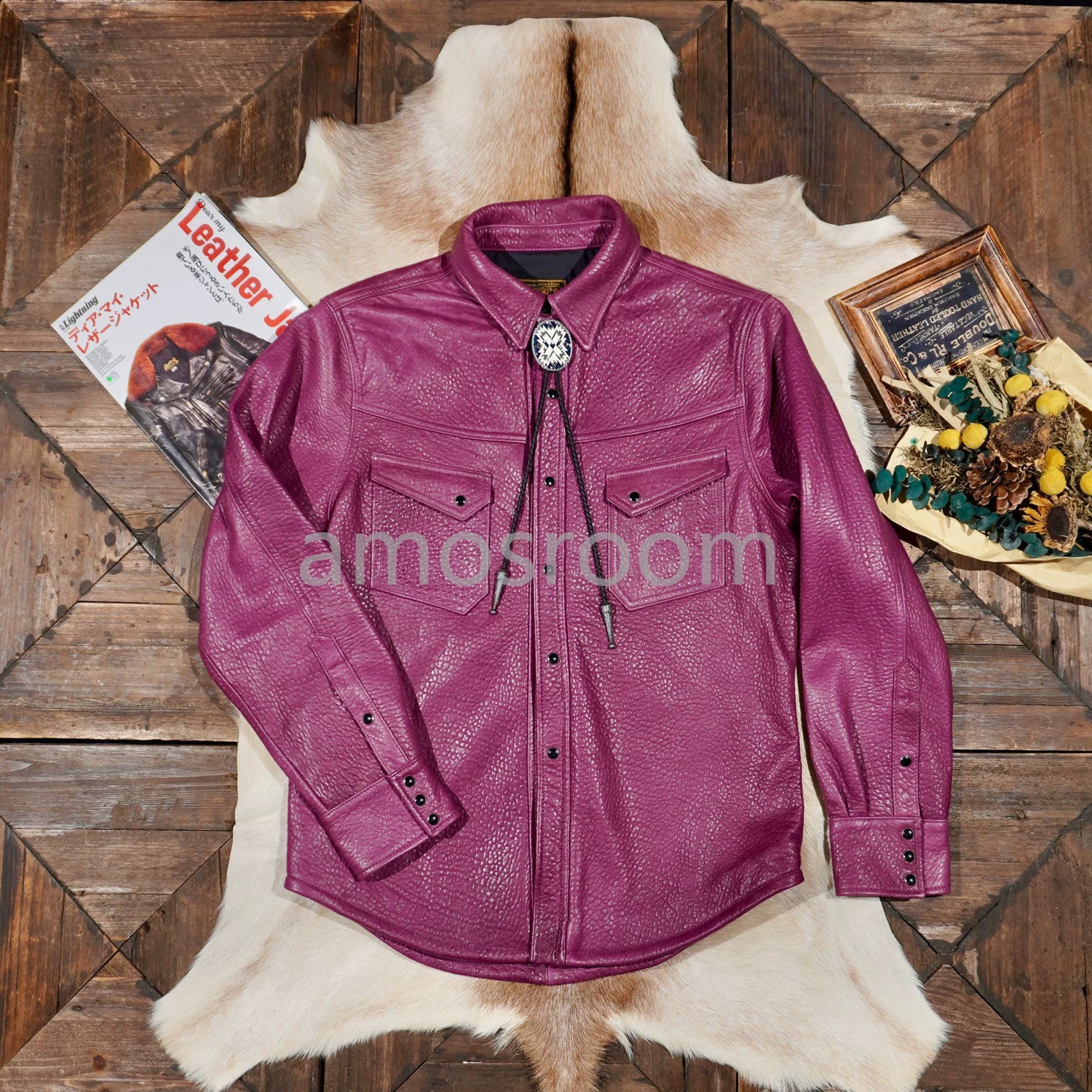 楽天市場】秋冬新品 高級 レザージャケット 上品鹿革 vintage