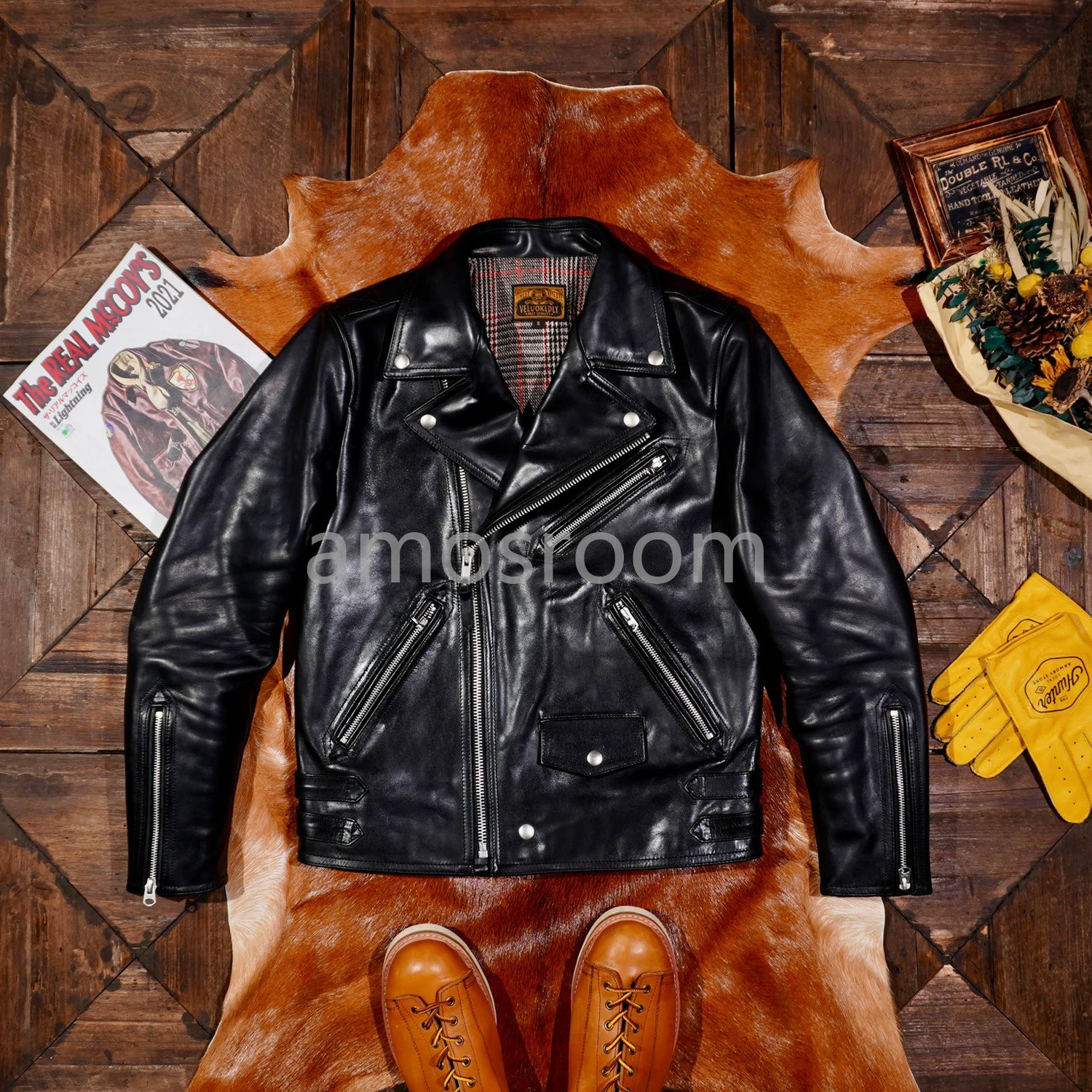 楽天市場】レザージャケット 上品 高級 本革 馬革 ライダース