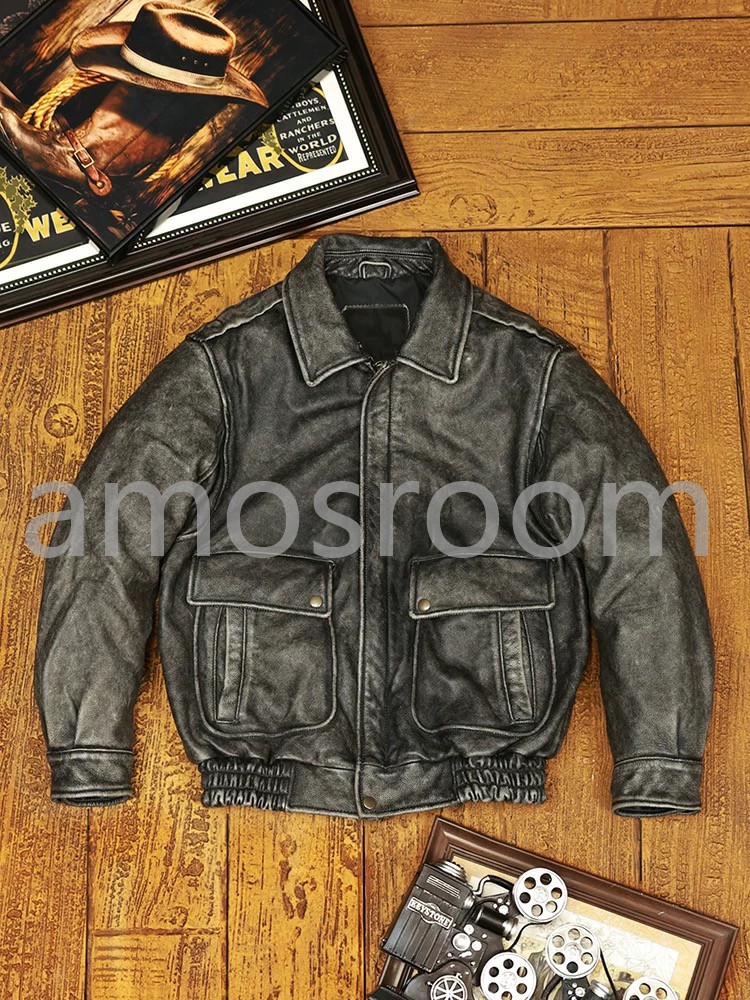 秋冬高級 ライダースジャケット 本革牛革ヴィンテージ 上品レザージャケット メンズファッション 革ジャンコートM～5XL 18,473円