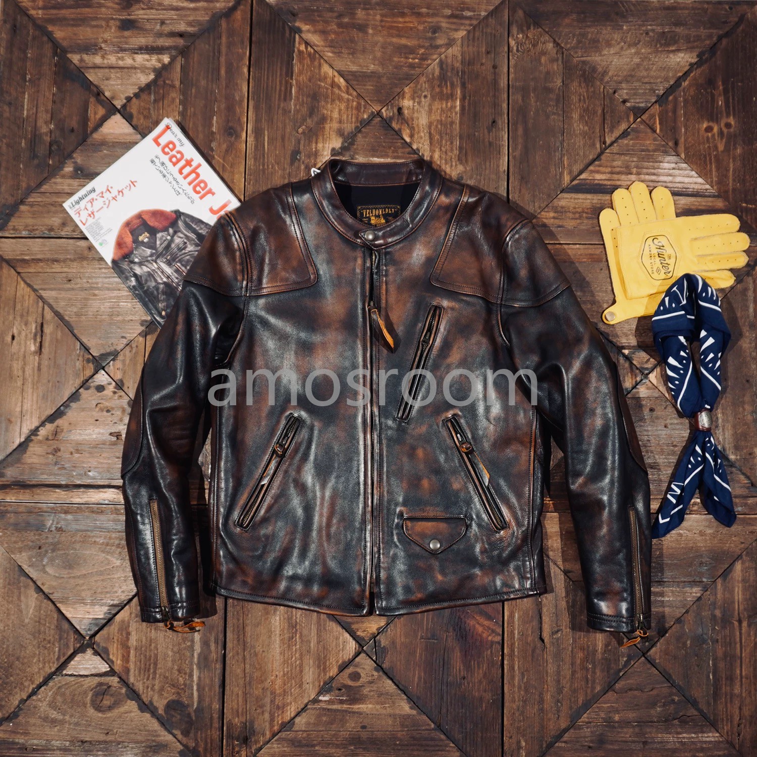 新品 茶芯牛革 上品 レトロ レザージャケット 本革 メンズファッション 秋冬 革ジャン S～4XL 29,044円