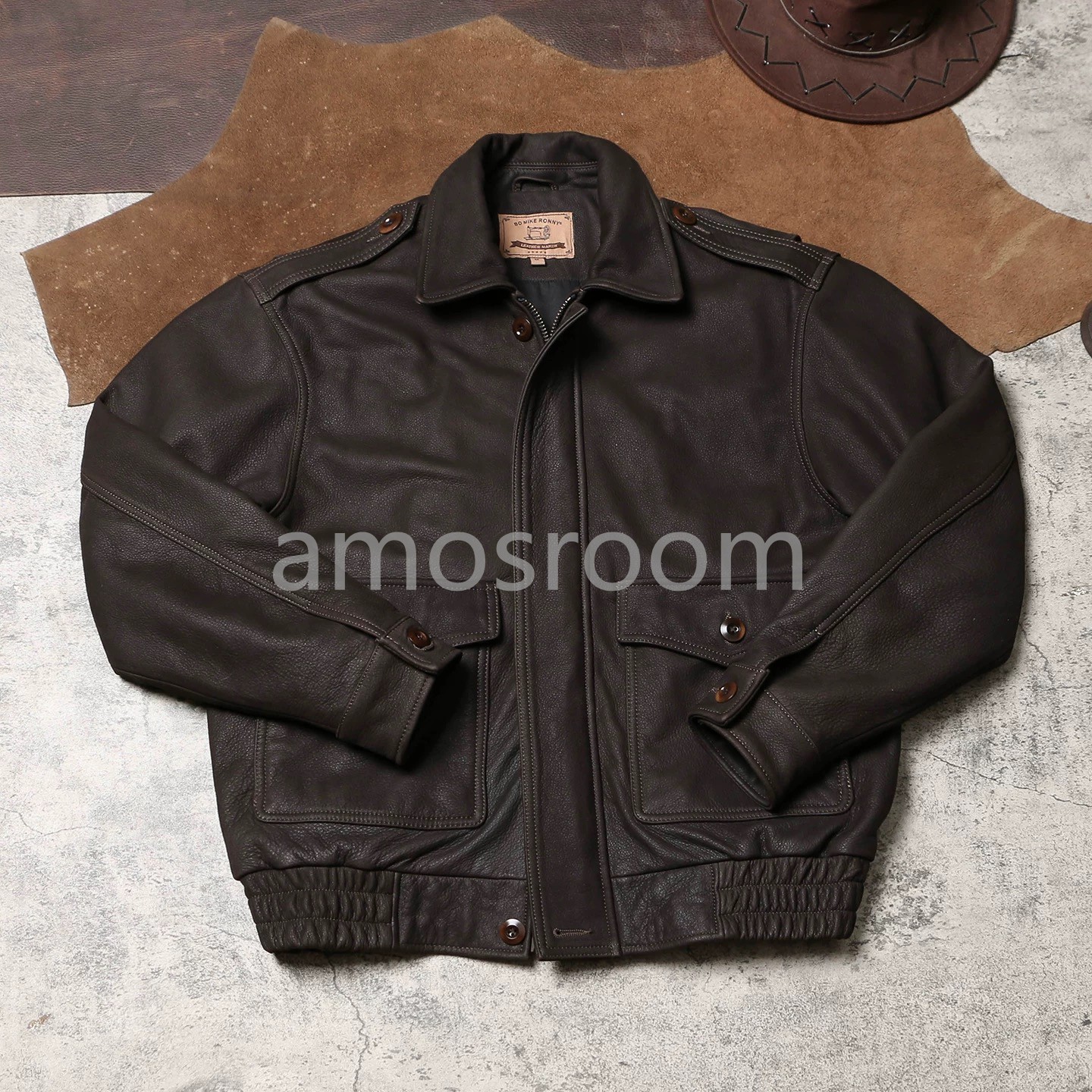 新品 oversize上品 革ジャン 高級牛革 vintage レザージャケット メンズファッション 秋冬 M～4XL