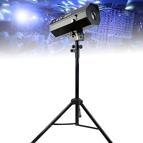 LEDフォロースポットライト、LEDスポットライト手動制御ステージスポットライトスタンド調節可能な絞り、DJウォッシュライトフォロー集束ライト LEDライトフォロースポットビームライトパーティーディスコウェディングショー用