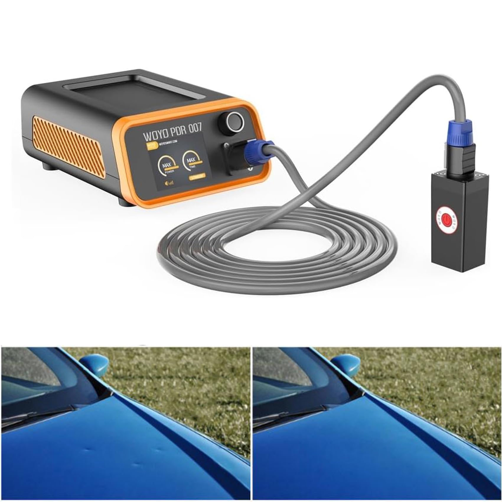 デントリペア デントリペアツール 車 凹み 修理 デントリペア 工具 ヘコミ修理 電磁式デント修理器 塗装が不要 デントリフター 引っ張り工具 ボディ凹み吸盤 車へこみ直し器具 素早く修理するため