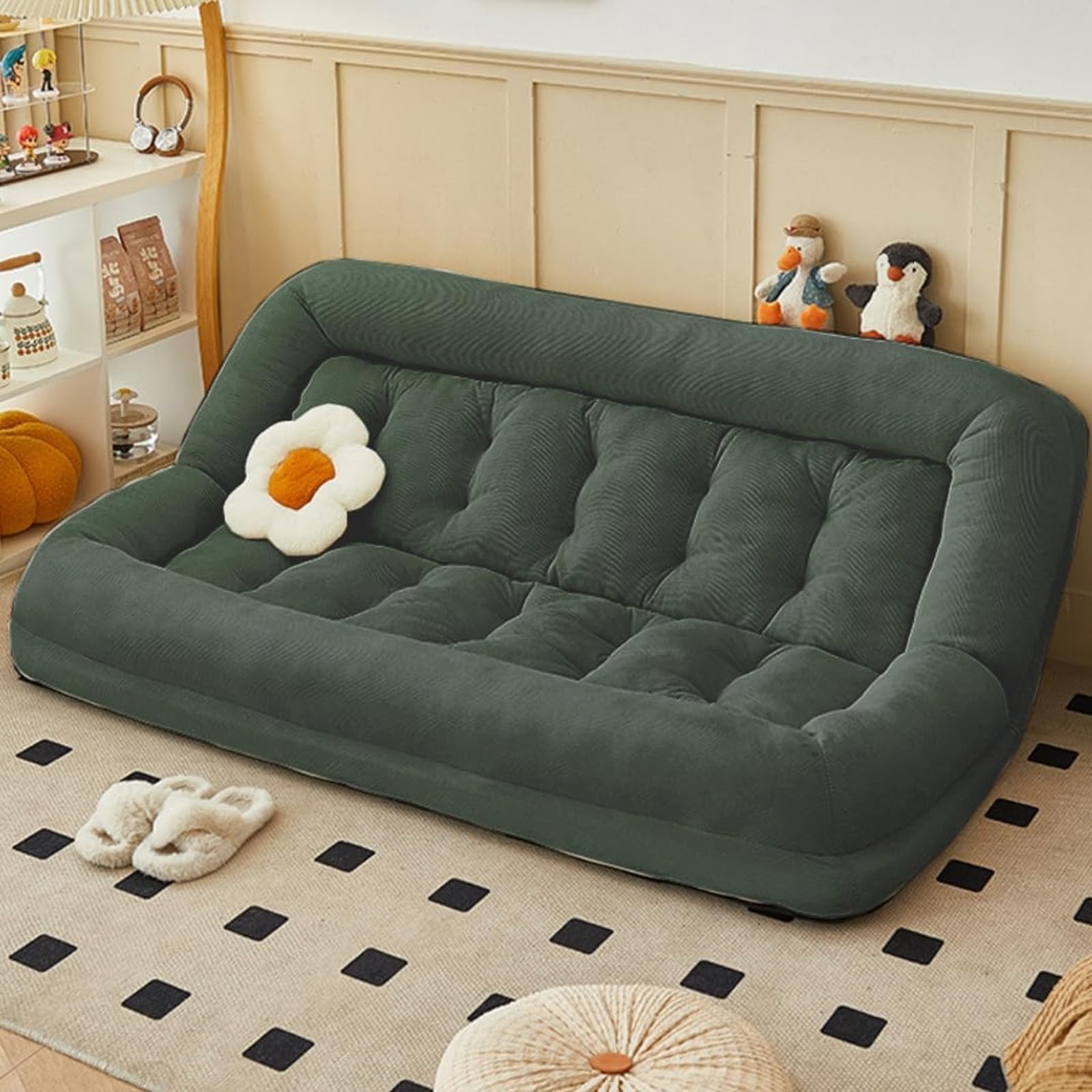 新品未使用　日本製　フロアリクライニングソファベッド　90ｃｍ幅　グリーン 楽天市場】3Way ソファベッド ゆったり 1人掛け 幅90cm 14段階