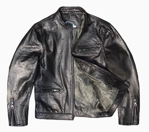 秋冬 新品　レトロ　アメカジ　立ち襟　羊革　本革 格好良い　メンズライダースジャケット 革ジャン S～5XL