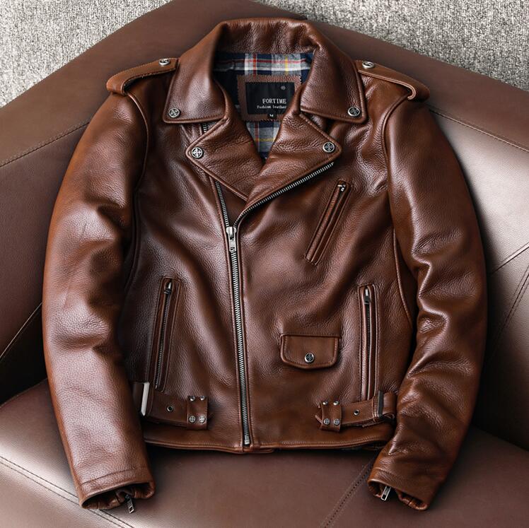 新品　ハレーバイクレザージャケット 上品　本革 高級牛革　ライダースジャケット 革ジャン Ｓ～4XL　秋冬｜amosroom