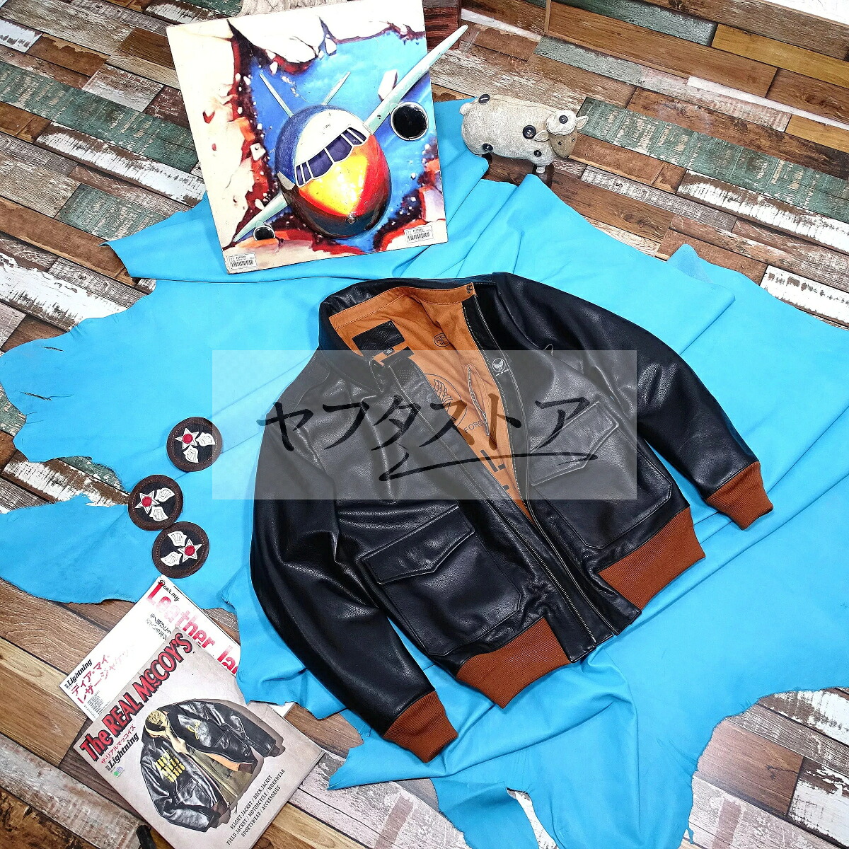 秋冬 新品 レトロ 牛革 本革 格好良い メンズライダースジャケット S～3XL