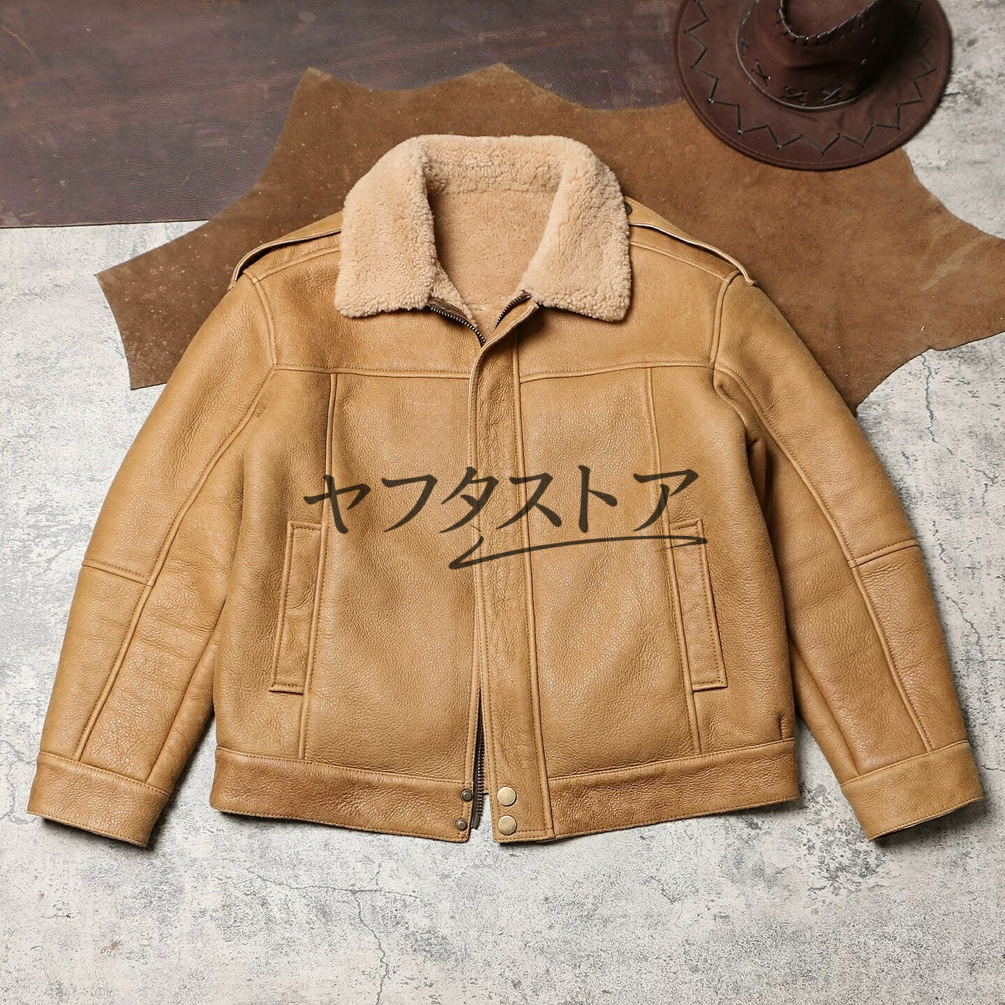上品羊革 レザージャケット メンズファッション 本革 シープスキン 暖かく 革ジャン L～5XL