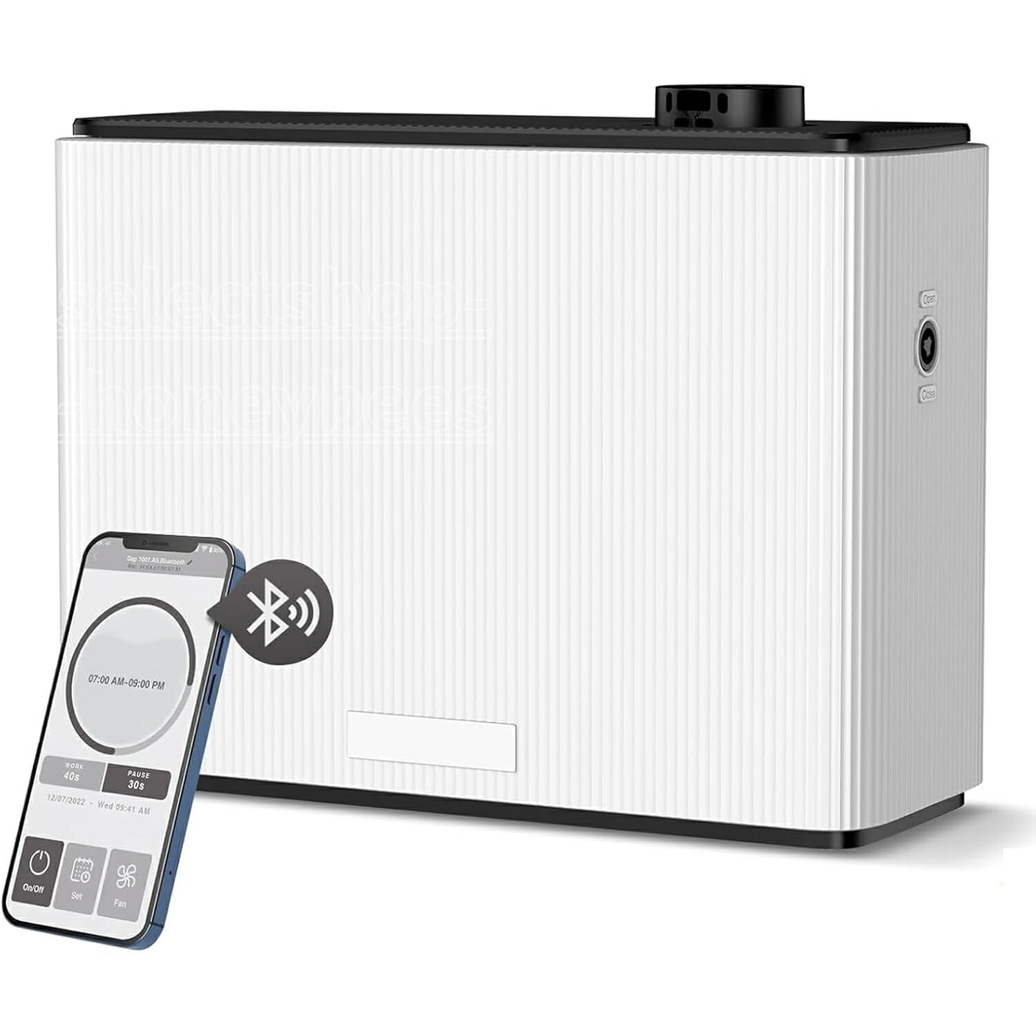 スマートセントエアーマシン、1000mlの水なしエッセンシャルオイルディフューザー、冷気拡散技術HVAC香りディフューザー、ホテル家全体、ホテルオフィススパ用|amosroom