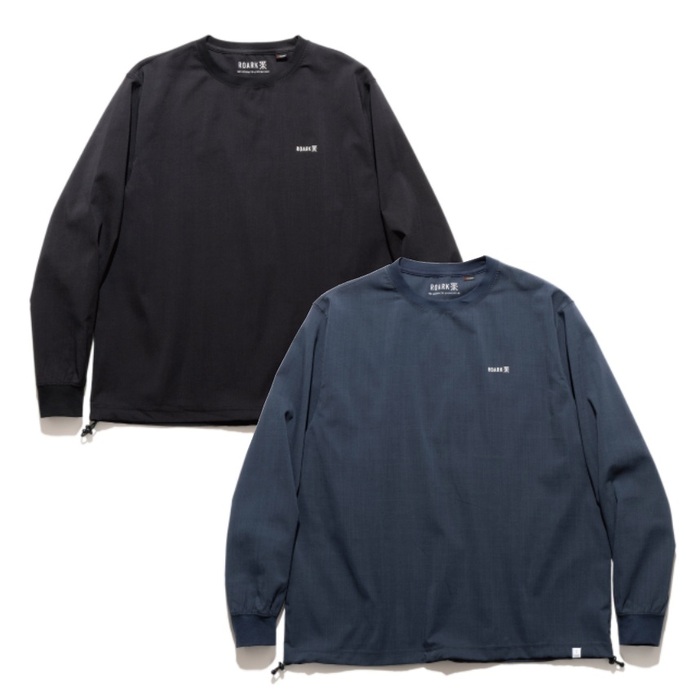 ROARK ロアーク トップス Tシャツ カットソー DELTA QD L/S CREW 品番：RTJPD1200 長袖Tシャツ クルーTシャツ