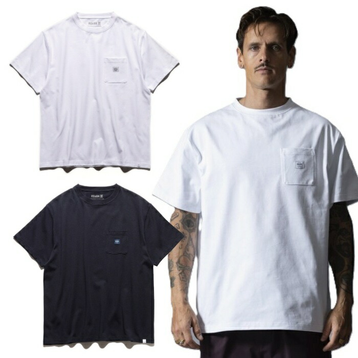 ROARK ロアーク トップス Tシャツ カットソー ”LABEL POCKET” 14oz H/W TEE 品番：RTJHW1200 半袖Tシャツ ポケットTシャツ ポケTEE