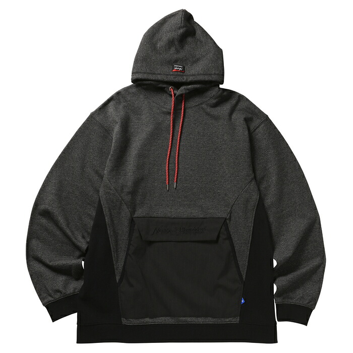 Liberaiders リベレイダース ナンガ トップス パーカー フード NANGA X LIBERAIDERS ECO HYBRID HOODIE プルオーバーパーカー ブラック/S-XL