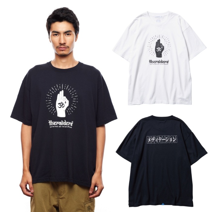 Liberaiders リベレイダース トップス Tシャツ カットソー MEDITATION TEE 品番：71616 プリントTシャツ 半袖Tシャツ