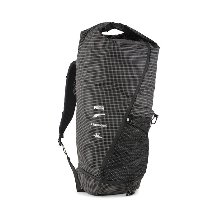 Liberaiders リベレイダース PUMA バッグ バックパック PUMA &times; LIBERAIDERS BACKPACK 品番：72904 リュックサック ブラック グリッドクロス 格子柄｜AMPERE ONLINE SHOP